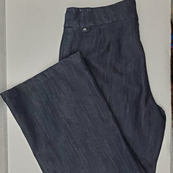 Chico's Denim - Chicos Size 2.5 (12) Dark Wash Flare Jeans
